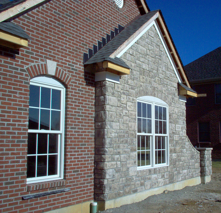 Brick and Stone Exterior